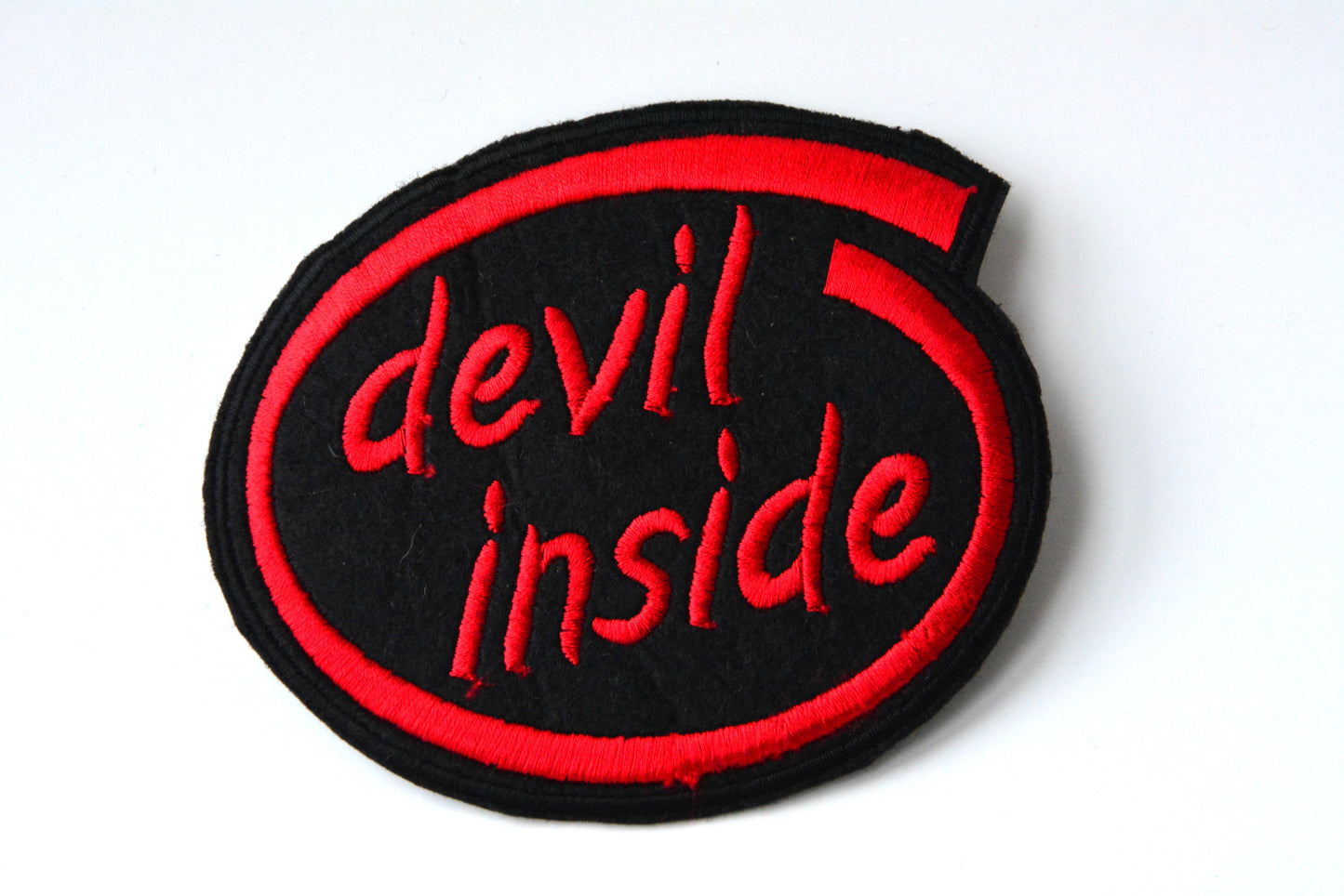 Devil Inside - Iron On Patch