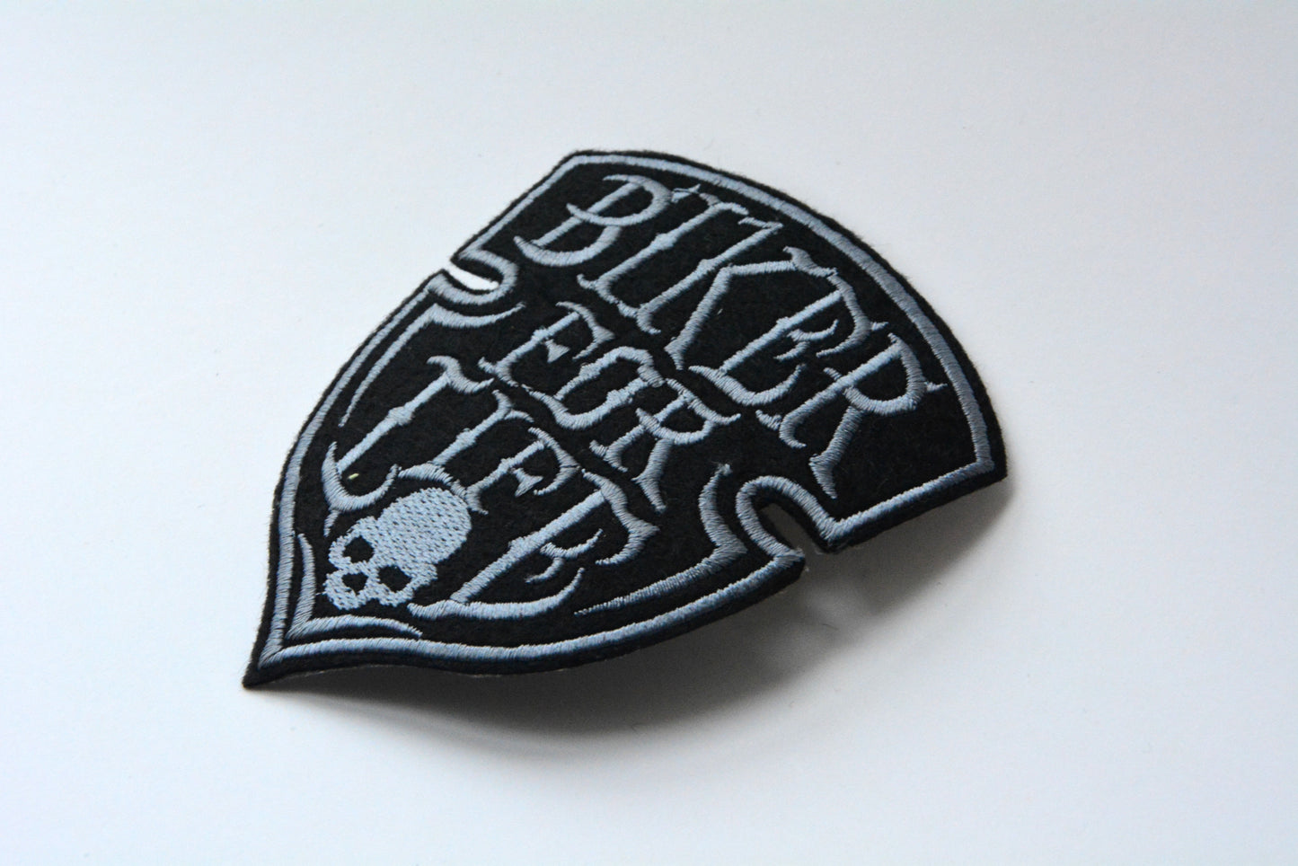 Biker For Life - Iron On Patch