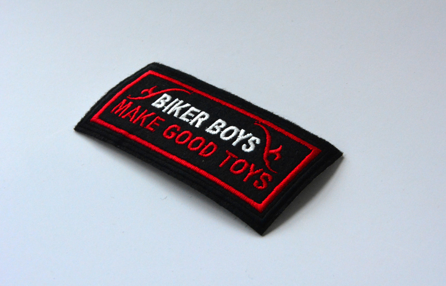 Biker Boys Make Good Toys - Iron On Patch