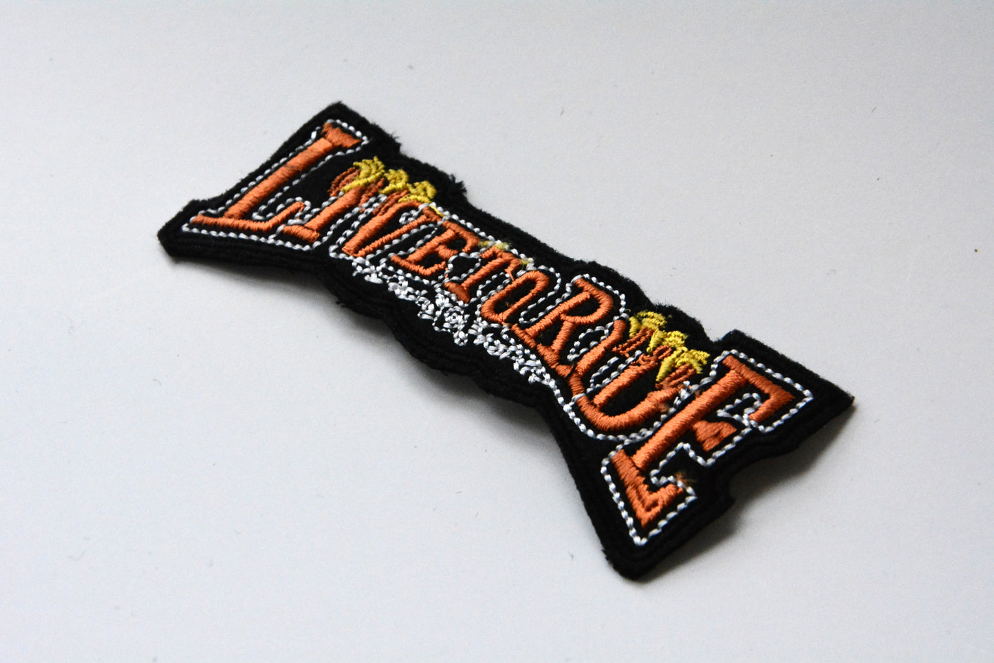 Live To Ride Art - Iron On Patch