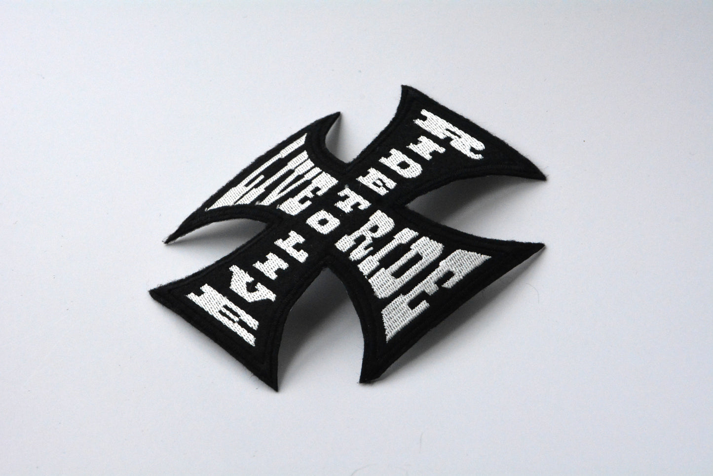 Ride To Live Live To Ride - Iron On Patch