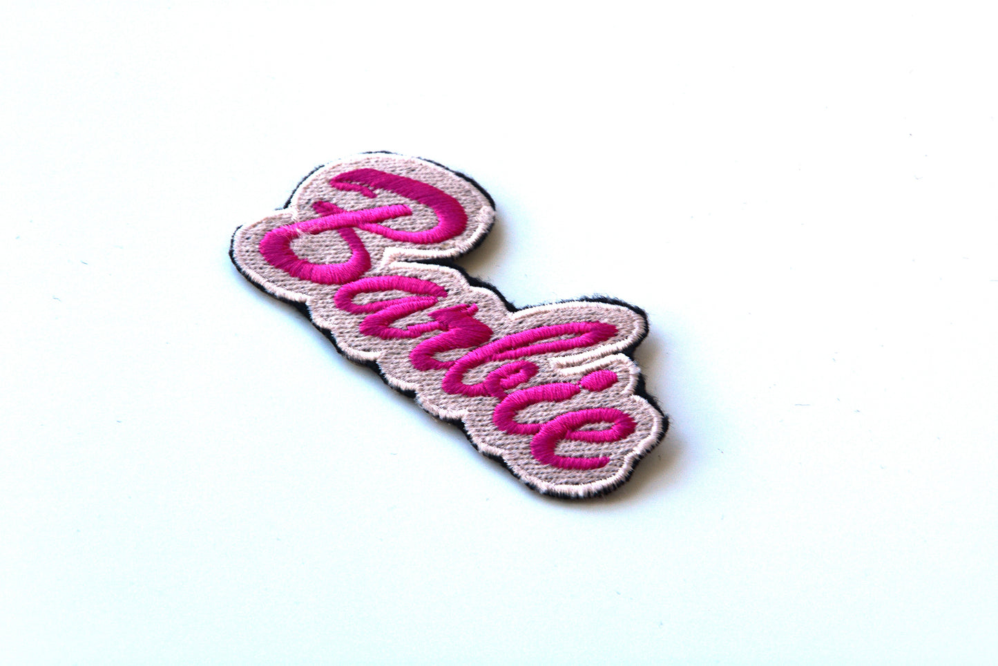 Barbie Pink/Black - Iron On Patch