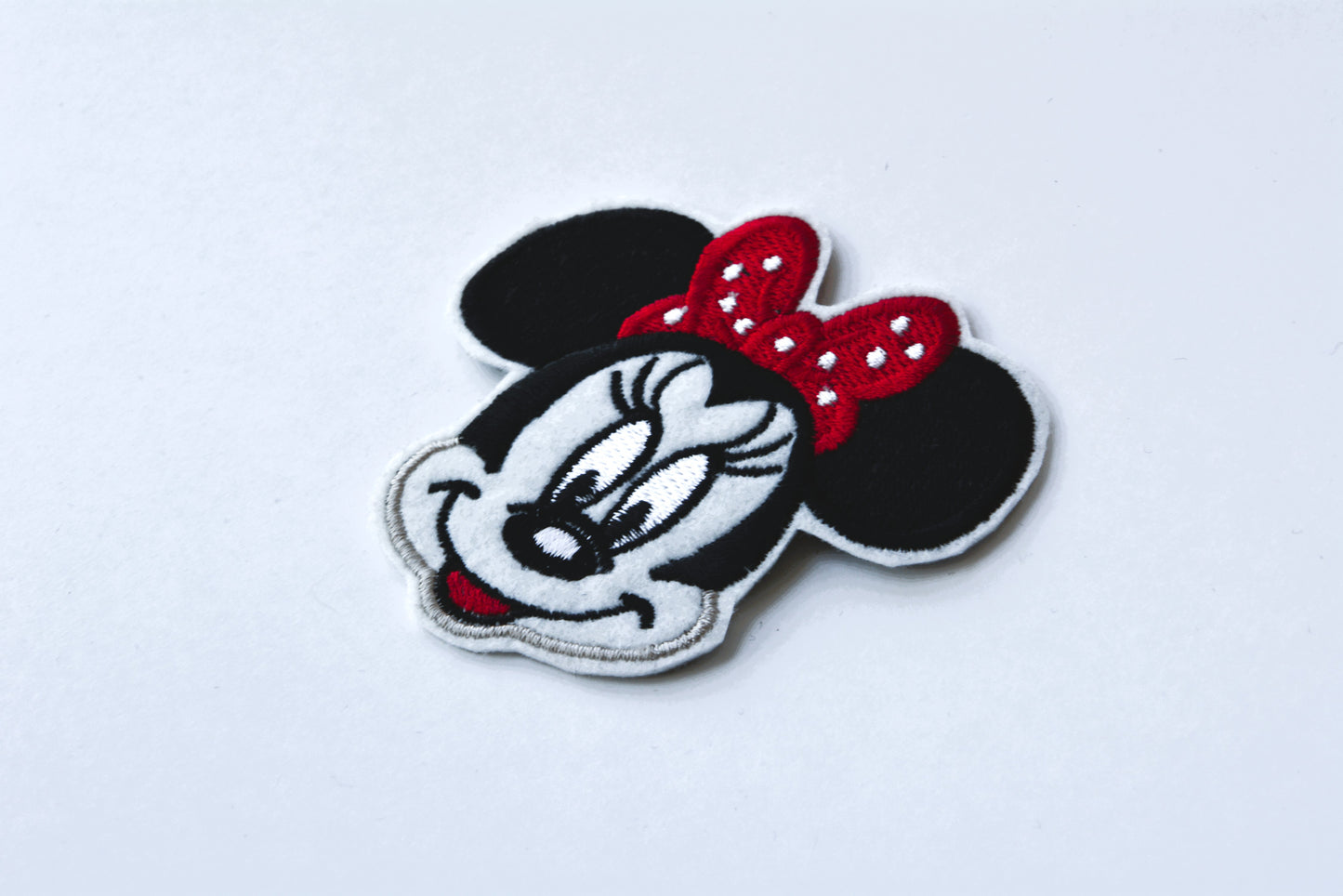 Minni Mouse Face - Iron On Patch