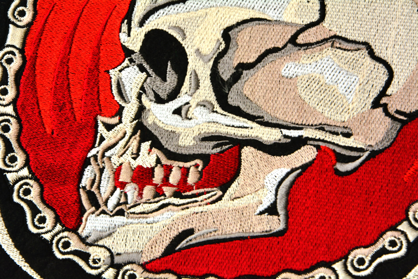 Skull Spider Detail - Iron On Patch