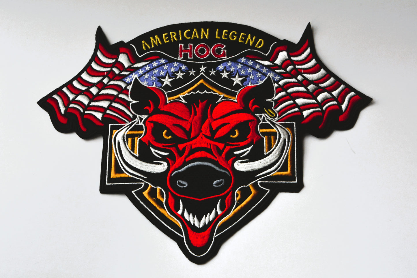 American Hog - Iron On Patch