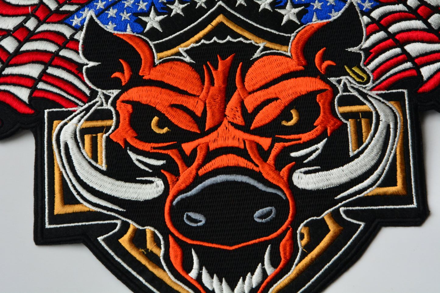 American Hog - Iron On Patch