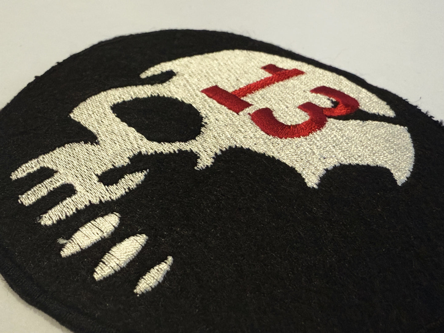 Skull 13 - Iron On Patch