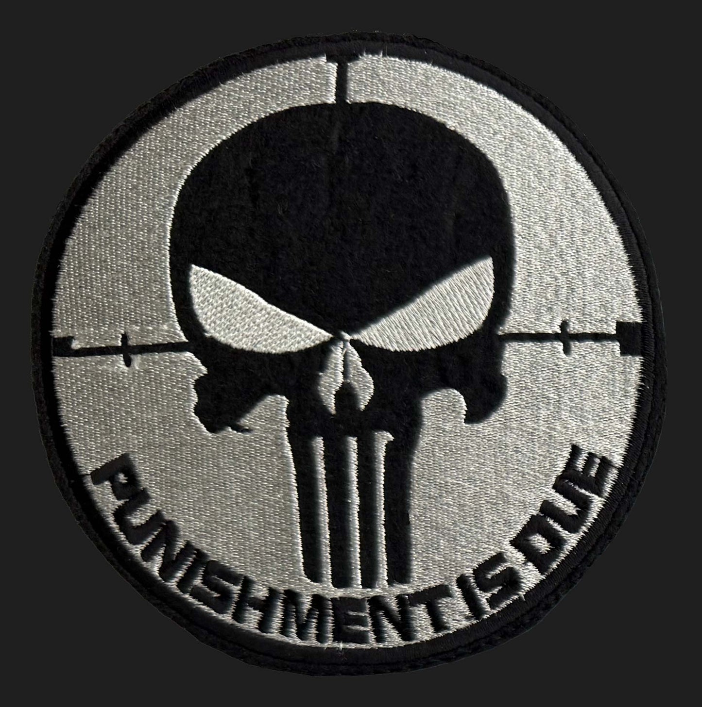 Punishment Is Due Sticker - Iron On Patch