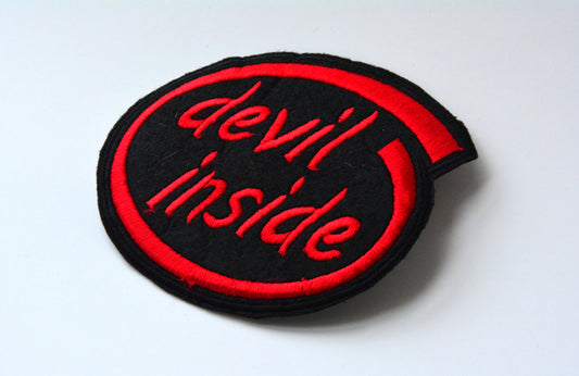 Devil Inside - Iron On Patch