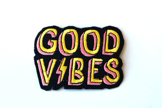 Good Vibes - Iron On Patch