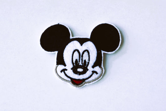 Mickey Face - Iron On Patch