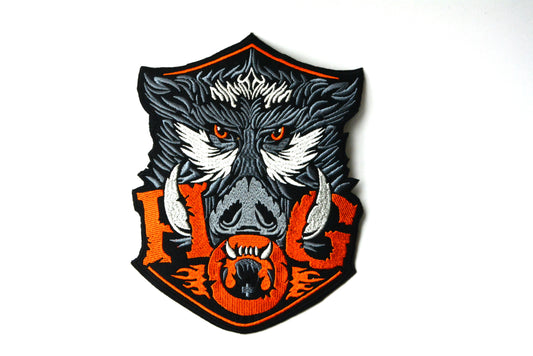 Hog - Iron On Patch