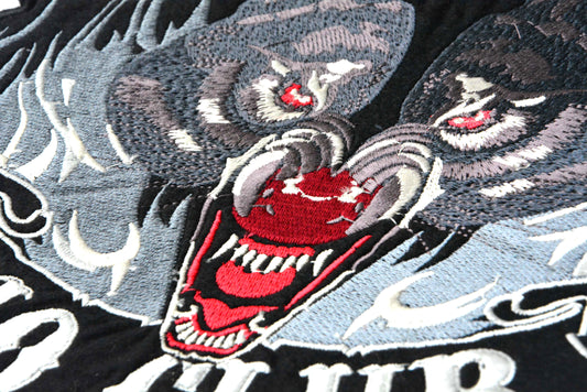 Lone Wolf No Club No Rules 2 - Iron On Patch