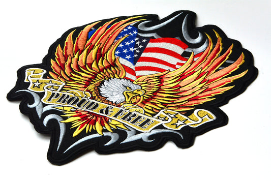 Proud & Free - Iron On Patch