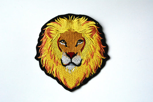 Calm Lion - Iron On Patch