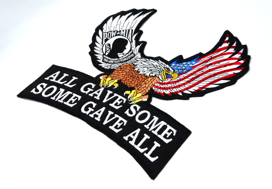 All Gave Some Some Gave All - Iron On Patch
